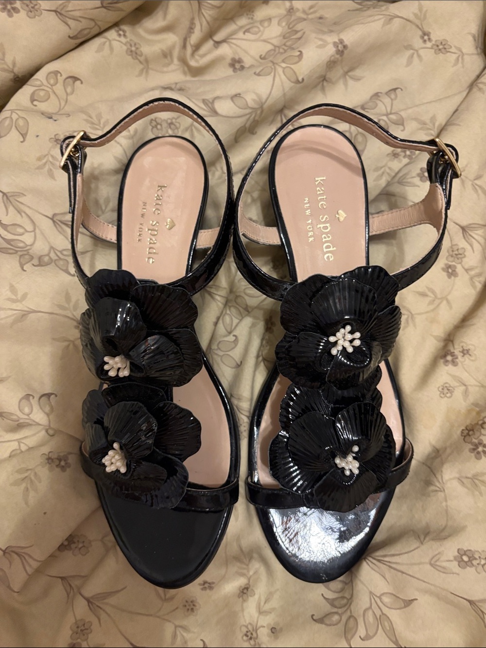 Kate Spade New York Daria Floral Wedge Sandals